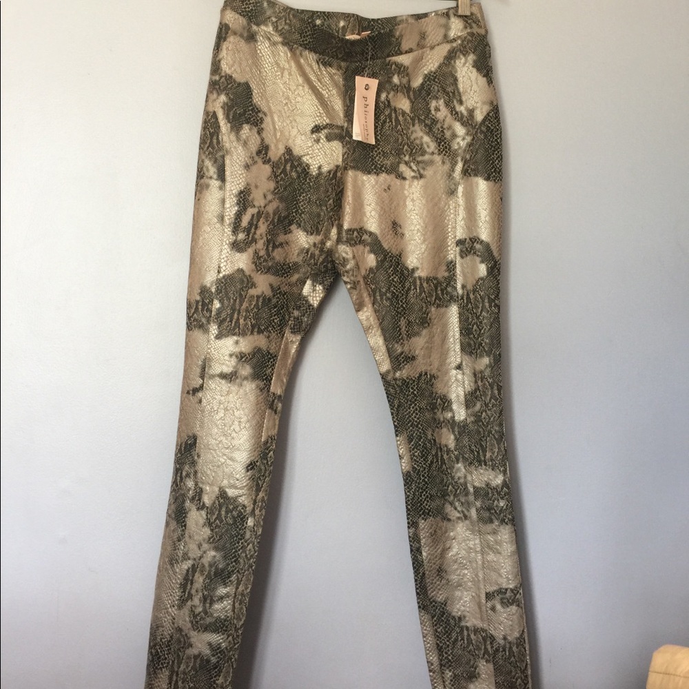 Philosophy Snakeskin Dress Leggings Trousers